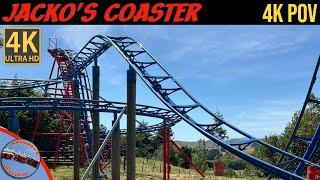 WORLD'S BEST BACKYARD ROLLER COASTER 4K POV