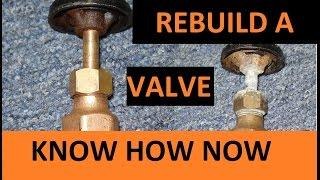 Rebuild Water Shut Off Valve