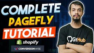 Pagefly Shopify Tutorial 2023  How To Create A Landing Page On Shopify  ConversionWise Theme