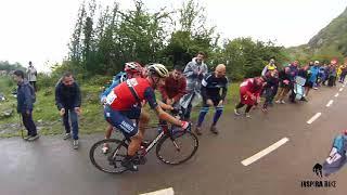 Paso de Ivan Garcia Cortina por la Cueña les Cabres -  Angliru - Inspira Bike