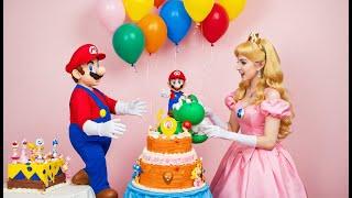 Let's Play Lego Super Mario's Surprise Birthday Party to Princess Peach Season 41