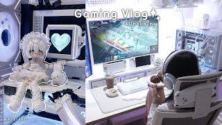 Game Vlog | 발린이 게임기록 고양이와 함께사는 집순이 칩거일상 | 요아정, 성심당 튀김 주먹밥 | 일만번의 탈출계획 아트돌 언박싱