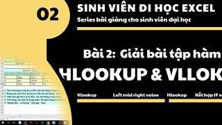 Giải bài tập hàm IF kết hợp hàm Hlookup và Vlookup  I Excel cho người đi làm và sinh viên