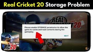 Real cricket 20 storage permission problem || Real cricket 20 storage permission restricted problem