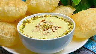 Kheer Aur Poori Recipe | Easy Rice Kheer And Crispy Poori | Rajab special recipes