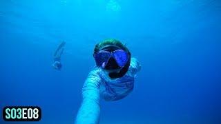 The BEST Freediving in Belize! | Sailing Lighthouse Reef Belize | S03E08