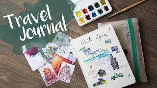 DIY Travel Journal, kreatives Reisetagebuch vorbereiten - Südafrika