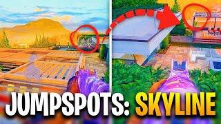 The Best JUMP SPOTS & SECRETS on SKYLINE! (Black Ops 6)