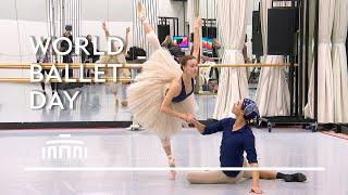 Company class + pas de deux by Olga Smirnova & Victor Caixeta [WBD 2022] | Dutch National Ballet