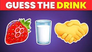 Guess the Drink by Emoji DRINK Edition | Emoji Quiz 2024