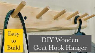 DIY Wooden Coat Hanger