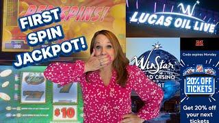 Accidental HUGE Bet Leads to FIRST SPIN JACKPOT + Winstar World Black Friday/Cyber Monday SeatGeek!