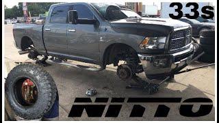 NITTO Trail Grappler M/T 33’s on Dodge Ram