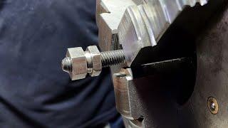 How to make Lock Nut (Double S.S Nut) by lathe machine