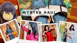 MYNTRA Haul | Daily wear Haul | Suit sets | Footwear #anouk #libas #myntra #myntrahaul #sale #viral