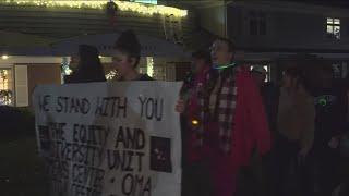 University of Idaho students protest on campus after hearing DEI programs could be taken away