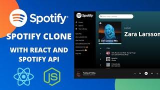  Build Spotify Clone with React JS and Styled Components using Spotify API and Context API