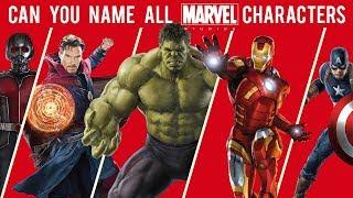 Can You Name All Marvel Characters?