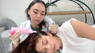 ASMR Scalp Check Tingles -Hair Brushing [Real Person] Sensitivity Tests |  Medical Exam & Treatment
