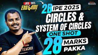 Circles & System of Circles IPE 2B in Telugu | 28 Marks Pakka | IPE 2025 | IPE Maths