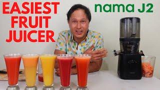 Easiest Cold Press Fruit Juicer Invented to Date: Nama J2 Review