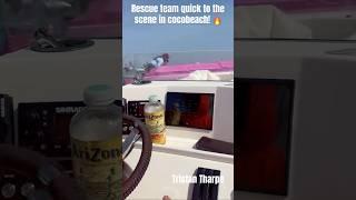 When the rescue team is there in seconds! #boatfail #rescue #offshore #shorts
