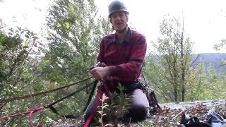 Rock climbing in northern Pennsylvania