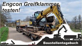 Greifklammer getestet & Tiltrotator beschädigt! | XXL Baustellentagebuch 29