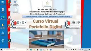 Portafolio Digital Docente con Lineamientos de  Currículo y Evaluación