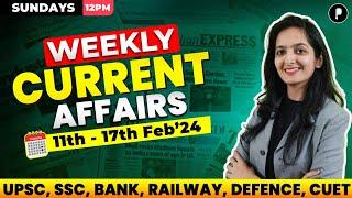 Weekly Current Affairs 2024 | February 2024 Week 3 | Parcham Classes Current Affairs #Parcham