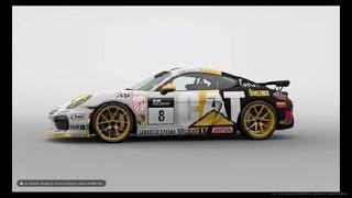 Porsche Cayman GT4 Clubsport Virgin Caterpillar team