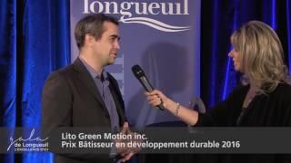 Lito Green Motion inc., prix Bâtisseur en développement durable 2016