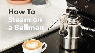 How To: Steam Milk with a Bellman Stovetop Steamer