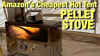 Cheapest Hot Tent Pellet Stove On Amazon Worth The Money or JUST FUNNY