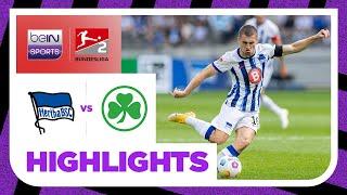 Hertha BSC v SpVgg Greuther Fürth | 2. Bundesliga 23/24 | Match Highlights