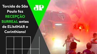 DE ARREPIAR! OLHA a FESTA INSANA que a torcida do São Paulo FEZ antes de ELIMINAR o Corinthians!