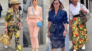 MILAN SUMMER DRESSES FASHION LOOK 2024 | ITALIAN STREET STYLE & LUXURY SHOPPING WALK