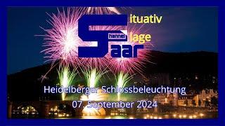 Saar-Channel - situativ lage | Heidelberger Schlossbeleuchtung 07.09.2024