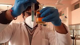 Test for SULPHITE ion : Anion Analysis  class 11 and 12 chemistry practicals.