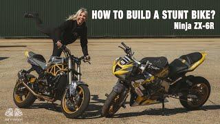 Build by One Of The Best UK Stunt Riders Stunt Bikes Ninja ZX-6R