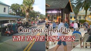 Can You Afford to Live in the Villages - Monthly costs in 2022