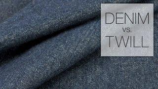 Comparing Denim & Twill Fabric