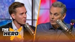 Stu Holden and Colin Cowherd talk Messi & Ronaldo 100 Days out from the 2018 World Cup | THE HERD