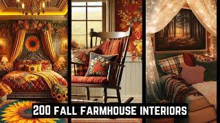 Autumn Bliss Tour: 200 Dream Fall Farmhouse Interior Design Ideas