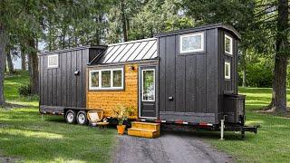Homely Tiny House on Wheels is Incredible! Designed and built by Summit Tiny Homes