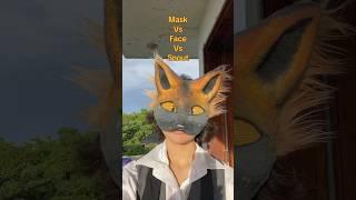 Cat mask vs face vs snout!!  #therian #fox #kemonomimi #furry #lgbt #alterhuman