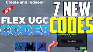 NEW UPDATE!! ALL WORKING CODES FOR FLEX UGC  IN 2024 - ROBLOX FLEX UGC CODES