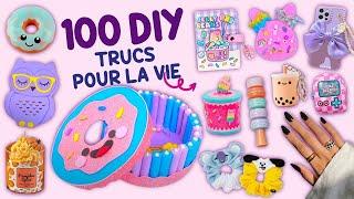 100 DIY - TRUCS  FACILES ET PROJETS DIY TU PEUX FAIRE EN 5 MINS - DIY EN CARTON, DÉCO INTÉRICE....