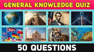 50 General Knowledge Quiz Questions! How Good is Your General Knowledge?