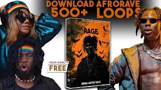 FREE DOWNLOAD 500+ Rema Afro Rave Loops | Rage Sample Pack Afrobeat Drums Guitars Melody Loops MIDI